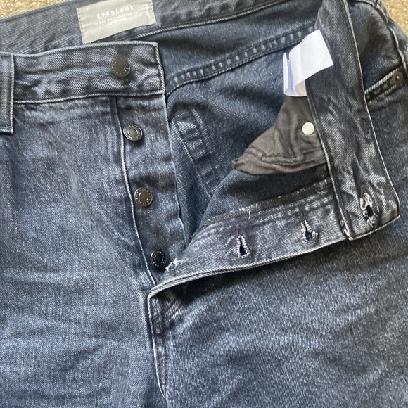Everlane The Curvy 90s Cheeky Straight Jean, 31, Washed Black - Picture 5 of 13